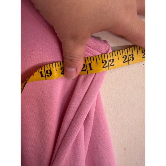 LL Bean Womens Pink Cotton Robe Bathrobe Lounge Wear Size L Regular - Picture 7 of 8